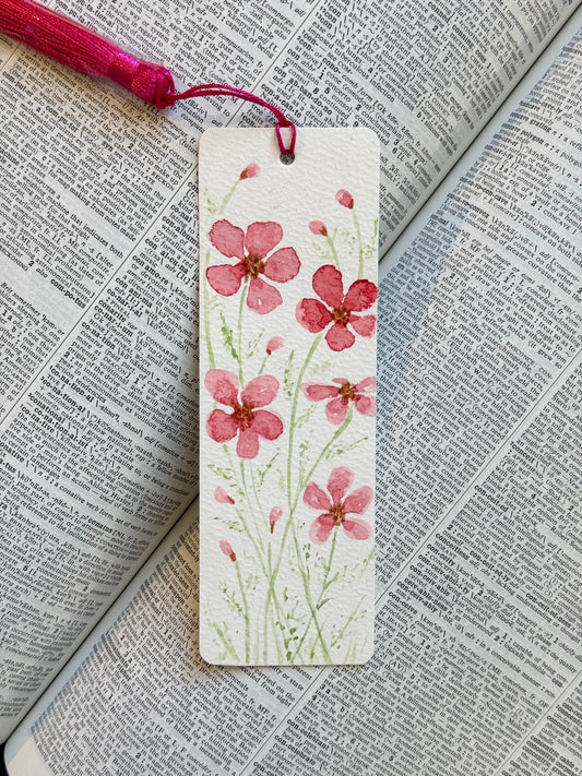 Delicate Touch, Watercolour Bookmark